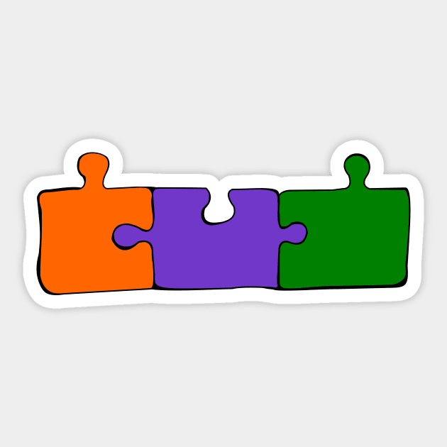 Puzzle Pieces Sticker by traditionation